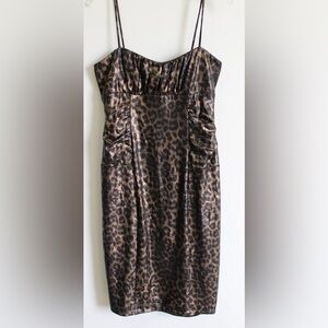 Joseph Ribkoff Leopard print‎ cocktail dress